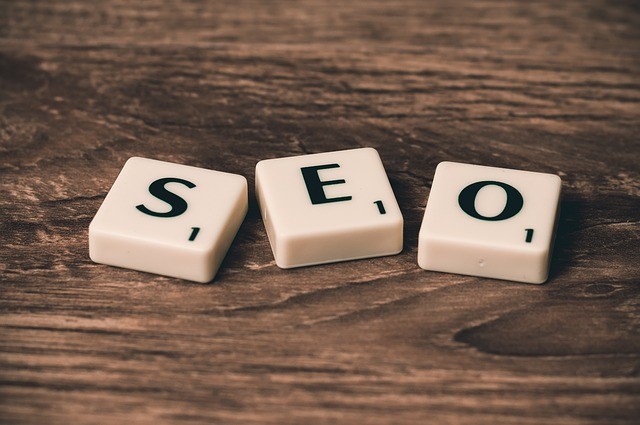 Small business SEO tips: SEO written on scrabble pieces